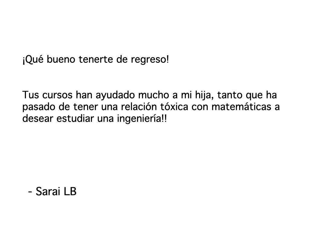 ‎Testimoniales.Sarai LB